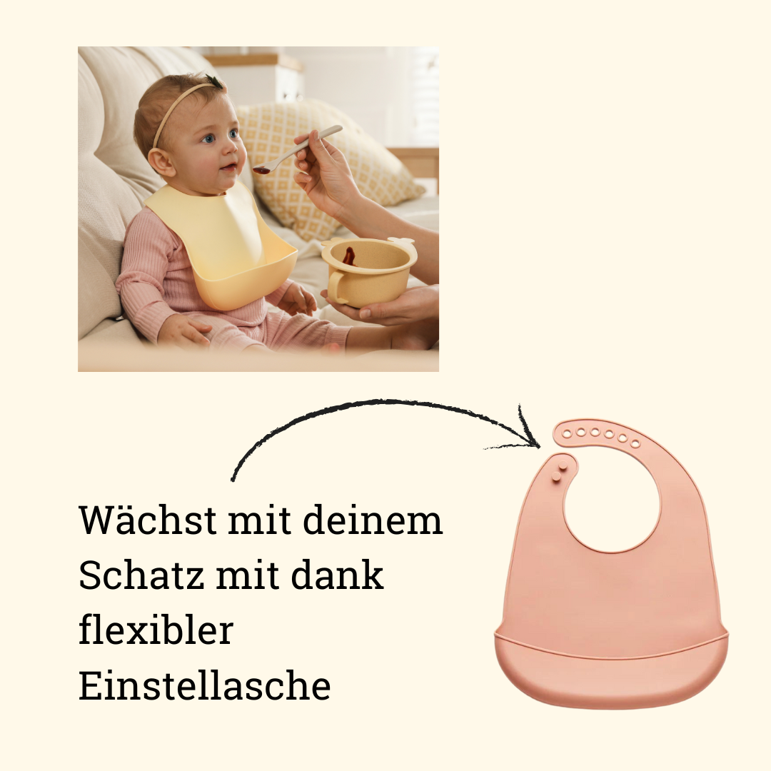 2er Set Lätzchen - Tiger und Katze